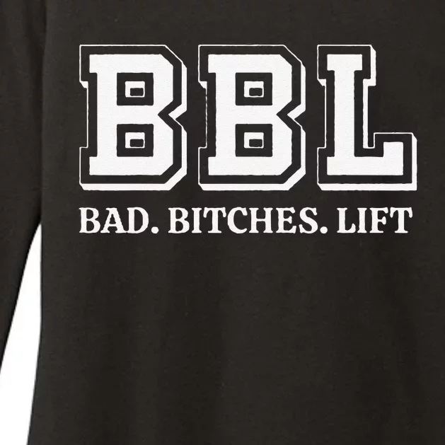 Bad Bitches Lift Womens CVC Long Sleeve Shirt