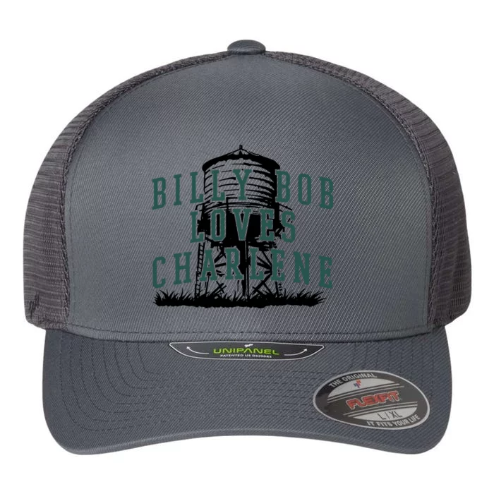 Billy Bob Loves Charlene Flexfit Unipanel Trucker Cap