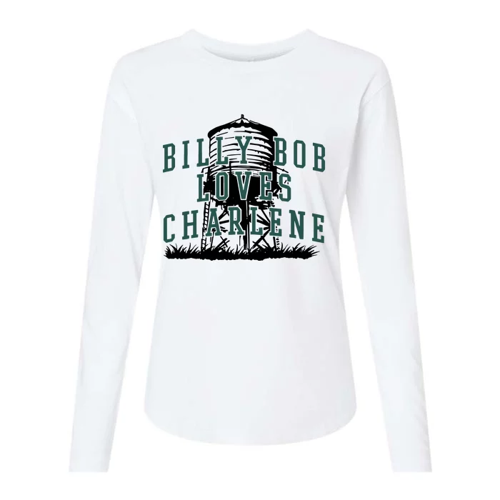 Billy Bob Loves Charlene Womens Cotton Relaxed Long Sleeve T-Shirt