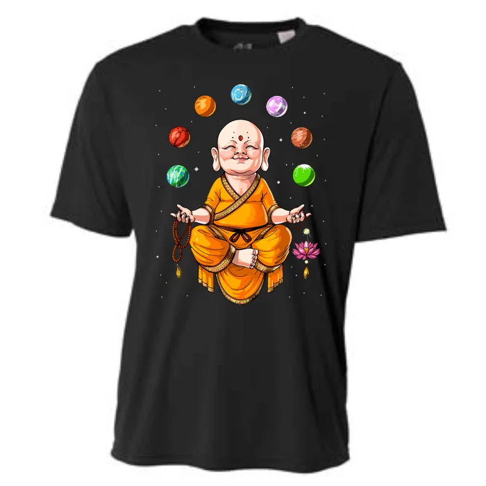 Baby Buddha Meditation Zen Yoga Spiritual Buddhist Buddhism Cooling Performance Crew T-Shirt