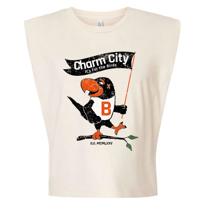 Baltimore Birds Maryland Charm City Pride Novelty Garment-Dyed Women's Muscle Tee