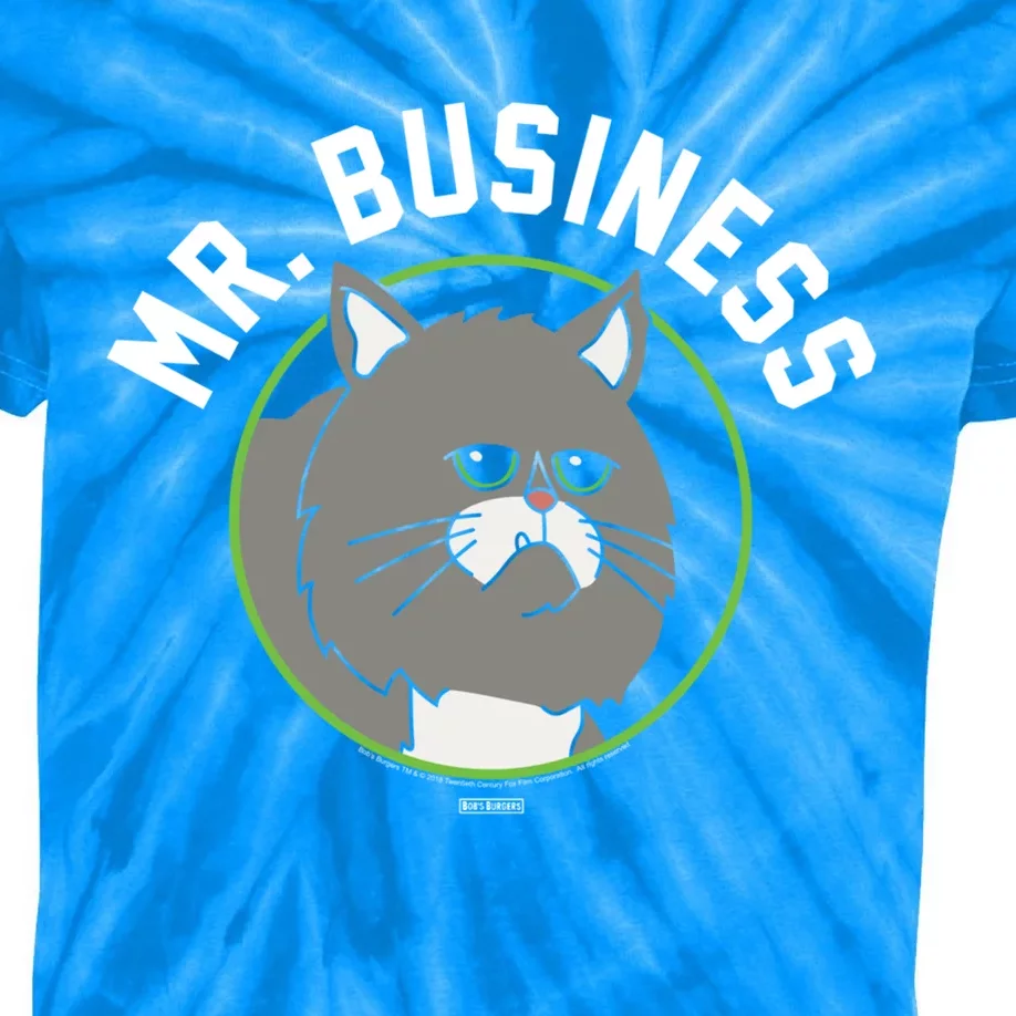 Bob's Burgers Mr Business Meaningful Gift Kids Tie-Dye T-Shirt