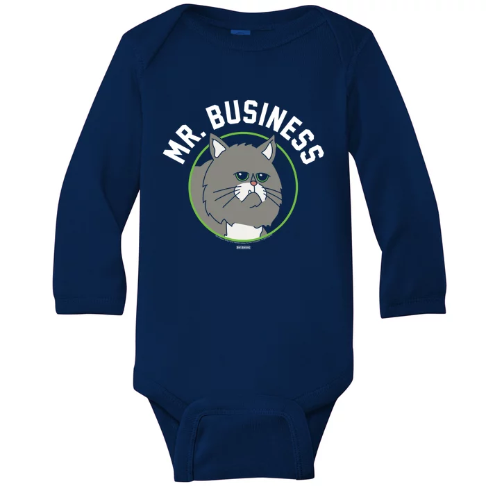 Bob's Burgers Mr Business Meaningful Gift Baby Long Sleeve Bodysuit