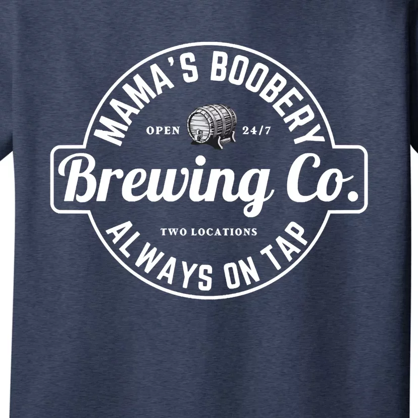 Breastfeeding Brewery Mamas Boobery New Mom Brewing T-Shirt