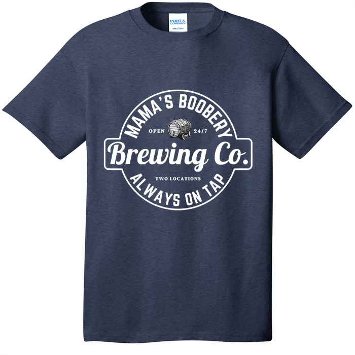 Breastfeeding Brewery Mamas Boobery New Mom Brewing T-Shirt