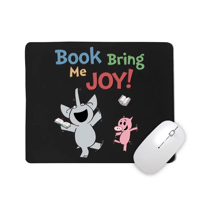 Book Bring Me Joy A Good Day To Read Book Teacher Library Book Club Mousepad