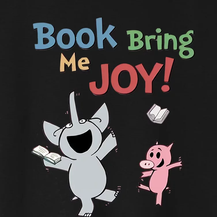 Book Bring Me Joy A Good Day To Read Book Teacher Library Book Club Women's Crop Top Tee