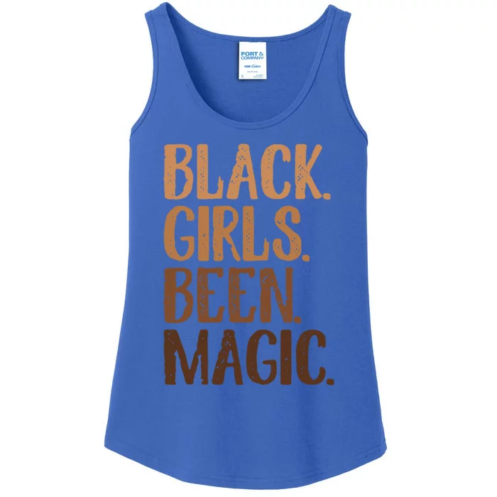 Black Been Magic Melanin African American History Gift Ladies Essential Tank