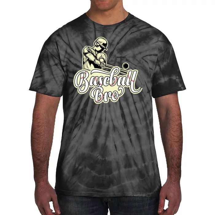 Baseball Bro Matching Family Baseball Game Tie-Dye T-Shirt