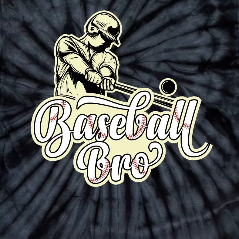 Baseball Bro Matching Family Baseball Game Tie-Dye T-Shirt