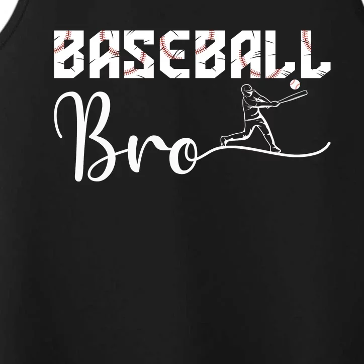 Baseball Bro Matching Family Baseball Game Performance Tank