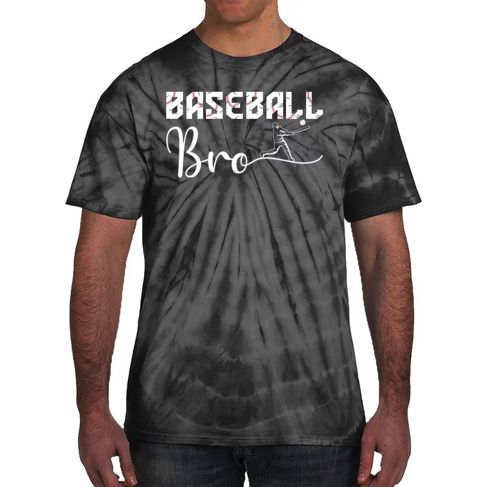 Baseball Bro Matching Family Baseball Game Tie-Dye T-Shirt