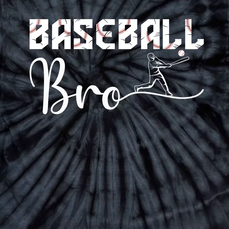 Baseball Bro Matching Family Baseball Game Tie-Dye T-Shirt