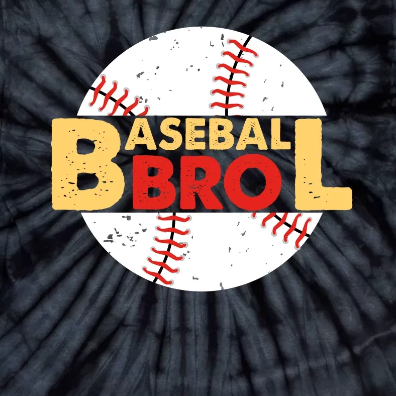 Baseball Bro Matching Family Baseball Game Tie-Dye T-Shirt