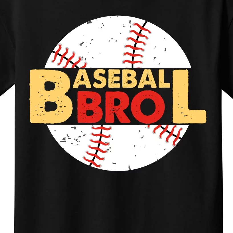 Baseball Bro Matching Family Baseball Game Kids T-Shirt