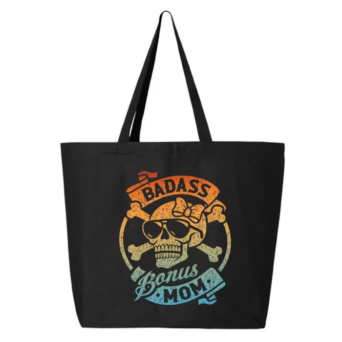 Badass Bonus Mom Stepmom Stepmother MotherS Day 25L Jumbo Tote