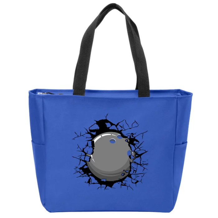 Bowling Bowling Meaningful Gift Zip Tote Bag