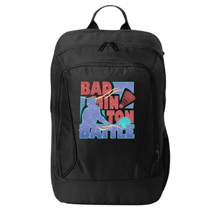 Badminton Battle Meaningful Gift City Backpack