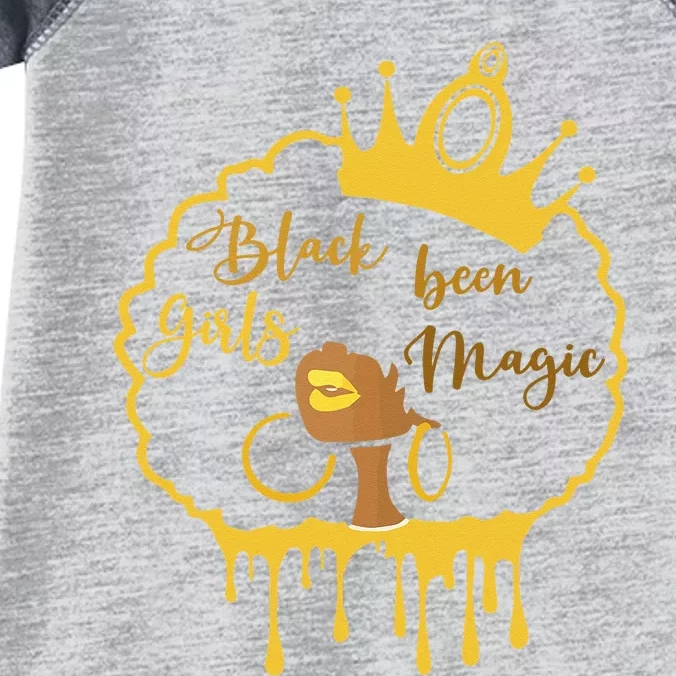 Black Been Magic African American Queen Infant Baby Jersey Bodysuit