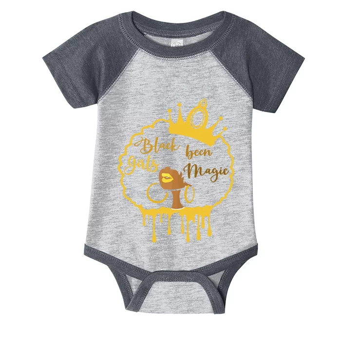 Black Been Magic African American Queen Infant Baby Jersey Bodysuit