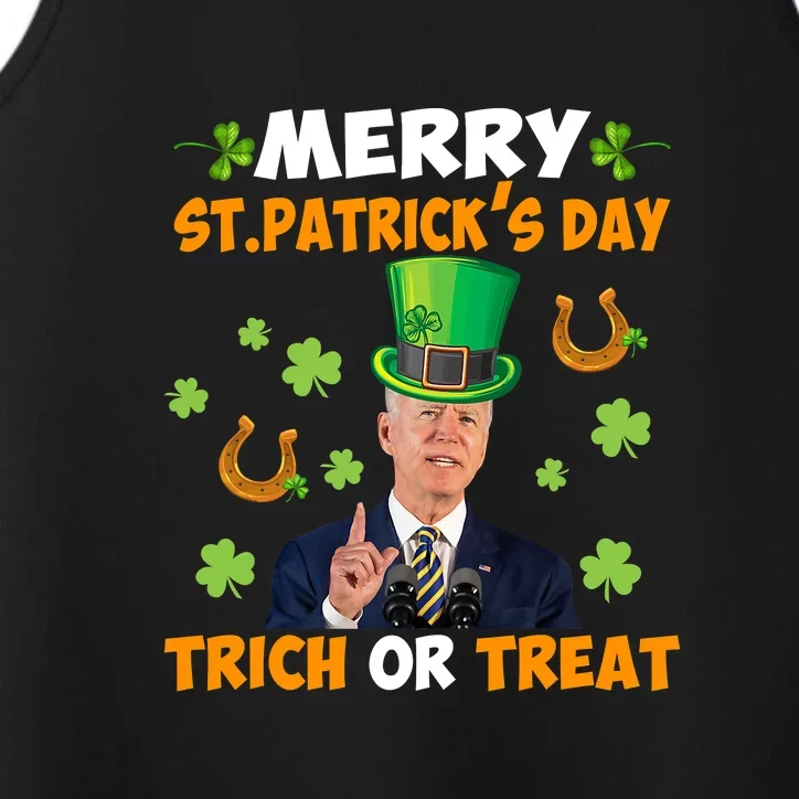 Best Biden Merry St.Patrick's Day Trick Or Treat Performance Tank