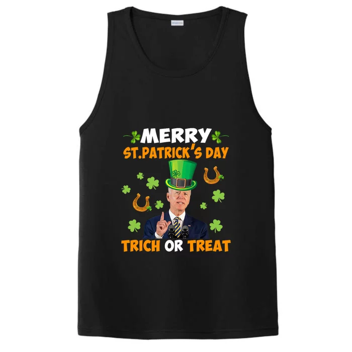 Best Biden Merry St.Patrick's Day Trick Or Treat Performance Tank