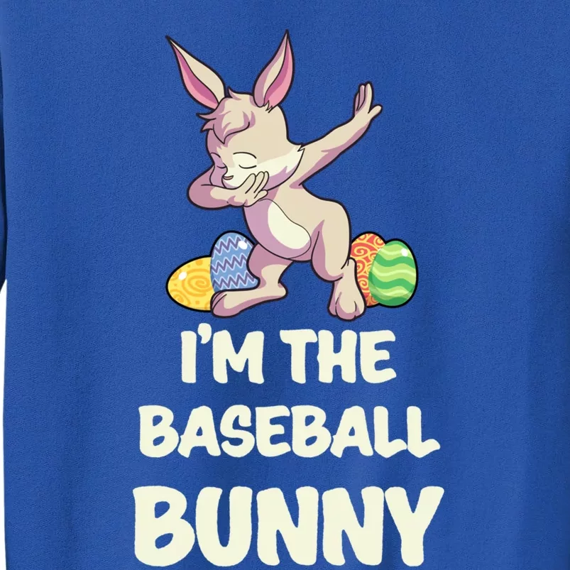 Baseball Bunny Matching Family Group Easter Party Gift Tall Sweatshirt