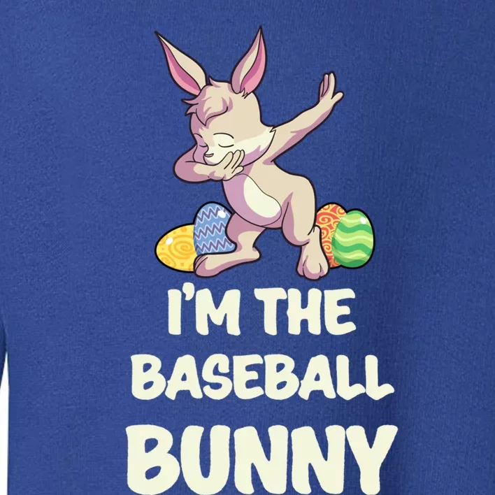 Baseball Bunny Matching Family Group Easter Party Gift Toddler Sweatshirt