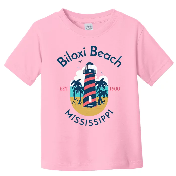 Biloxi Beach Mississippi Toddler T-Shirt