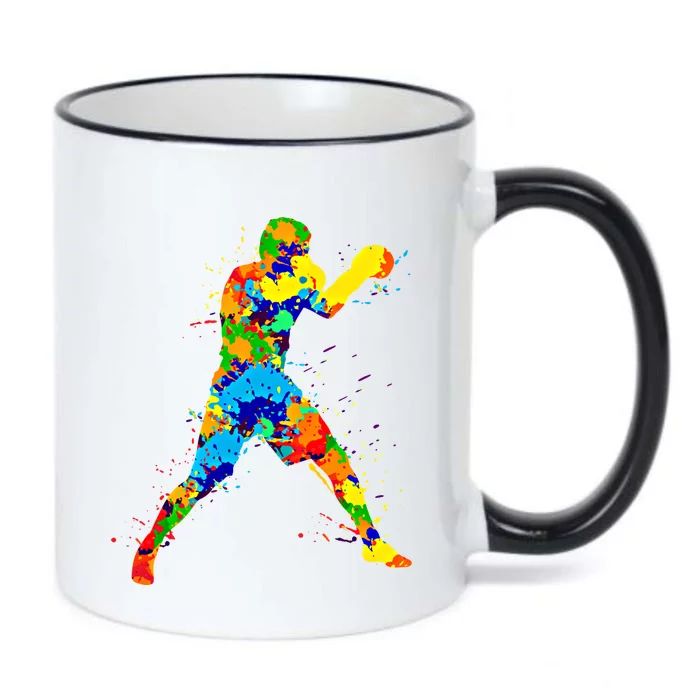 Boxing Boxer Meaningful Gift Black Color Changing Mug