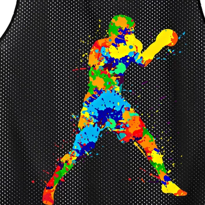 Boxing Boxer Meaningful Gift Mesh Reversible Basketball Jersey Tank