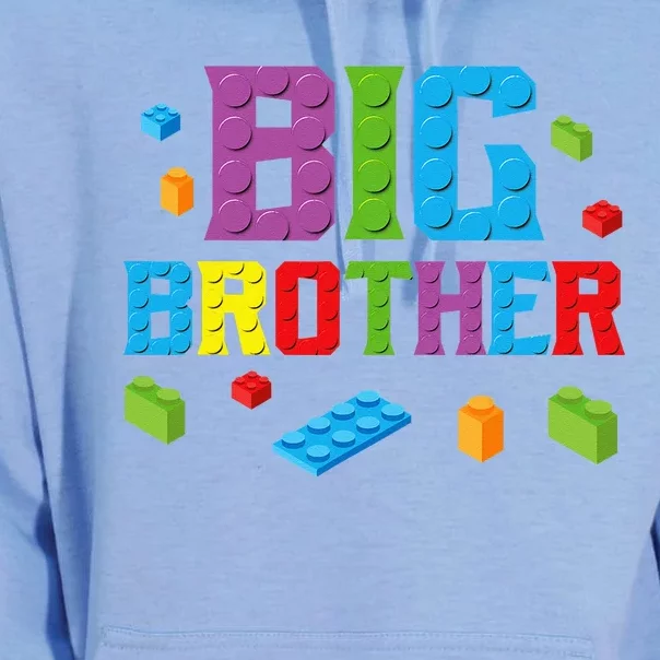 Big Brother Master Builder Building Bricks Blocks Family Set Unisex Surf Hoodie