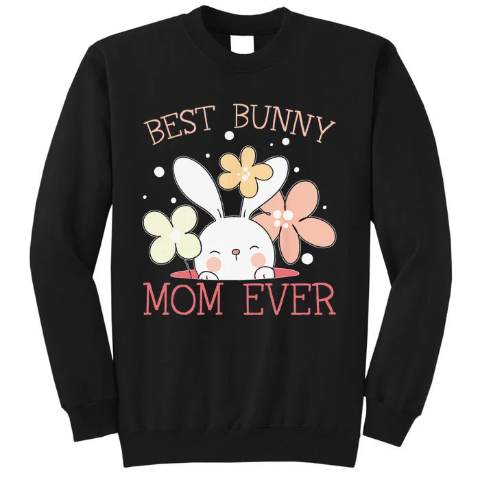 Best Bunny Mom Ever Rabbit Lover Mothers Day Mommy Sweatshirt