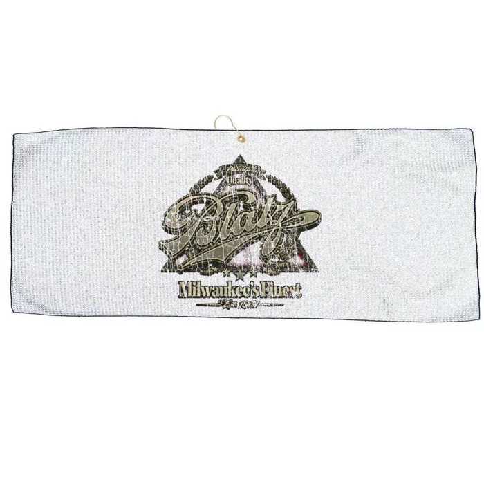 Blatz Beer Milwaukee Large Microfiber Waffle Golf Towel