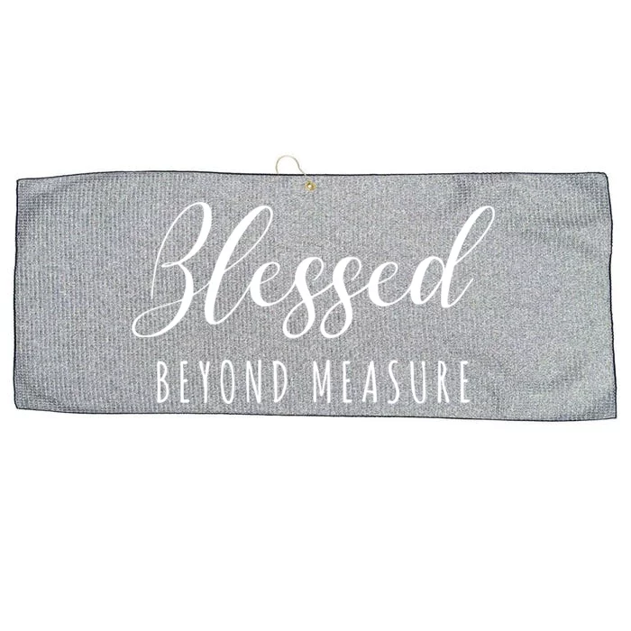 Blessed Beyond Measure Large Microfiber Waffle Golf Towel