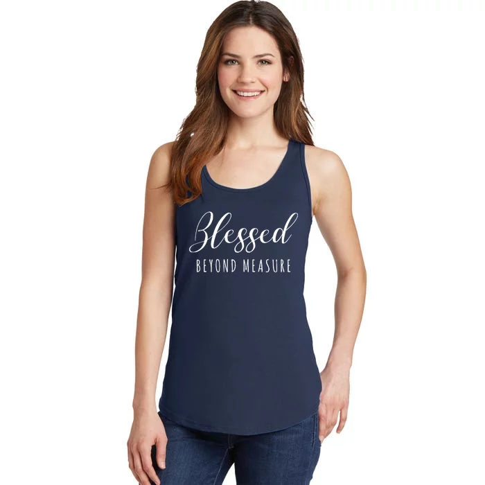 Blessed Beyond Measure Ladies Essential Tank