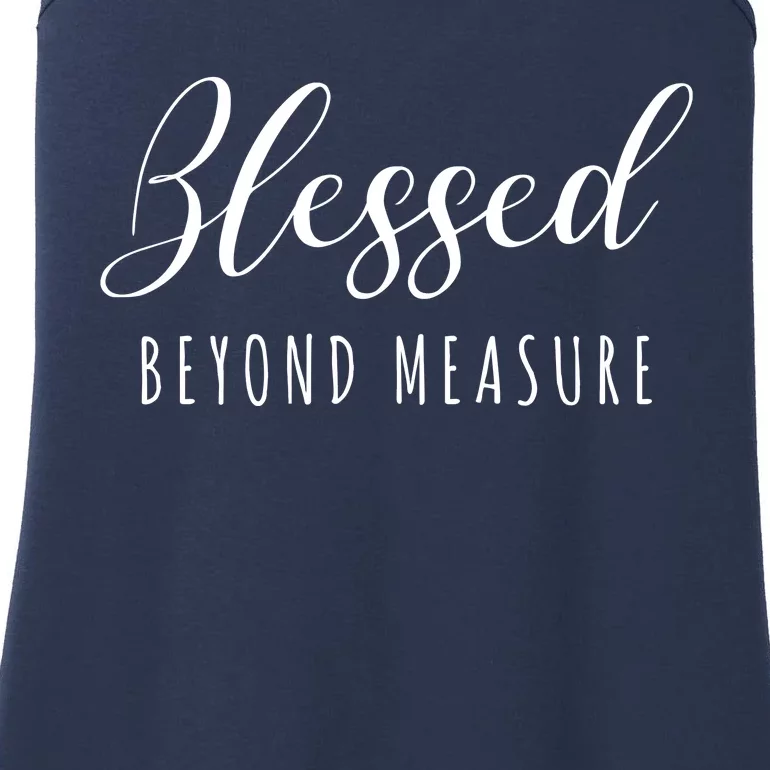 Blessed Beyond Measure Ladies Essential Tank