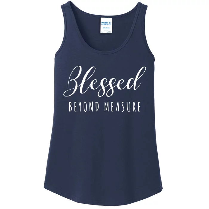 Blessed Beyond Measure Ladies Essential Tank