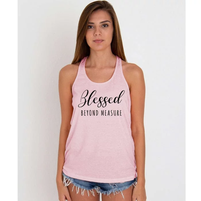 Blessed Beyond Measure Women's Knotted Racerback Tank