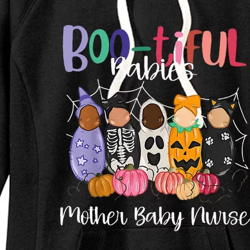 Bootiful Babies Mother Baby Nurse Funny Halloween Women's Fleece Hoodie