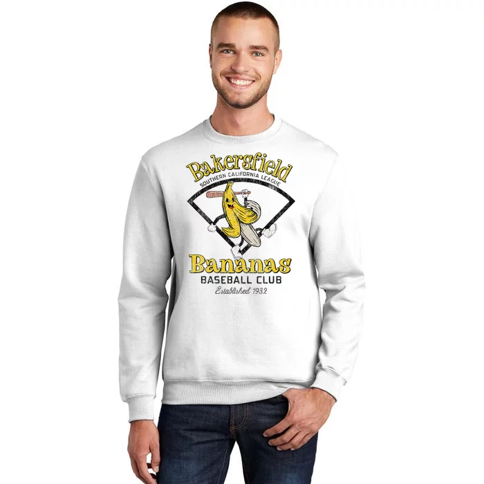 Bakersfield Bananas Minor League Retro Baseball Team Sweatshirt