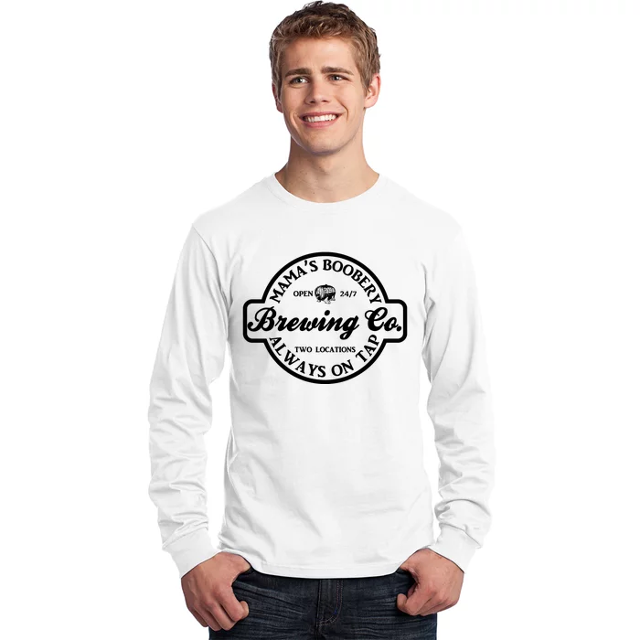 Breastfeeding Brewery Mama Boobery Long Sleeve Shirt