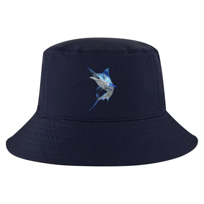 Beautiful Blue Marlin Fishing Cool Comfort Performance Bucket Hat