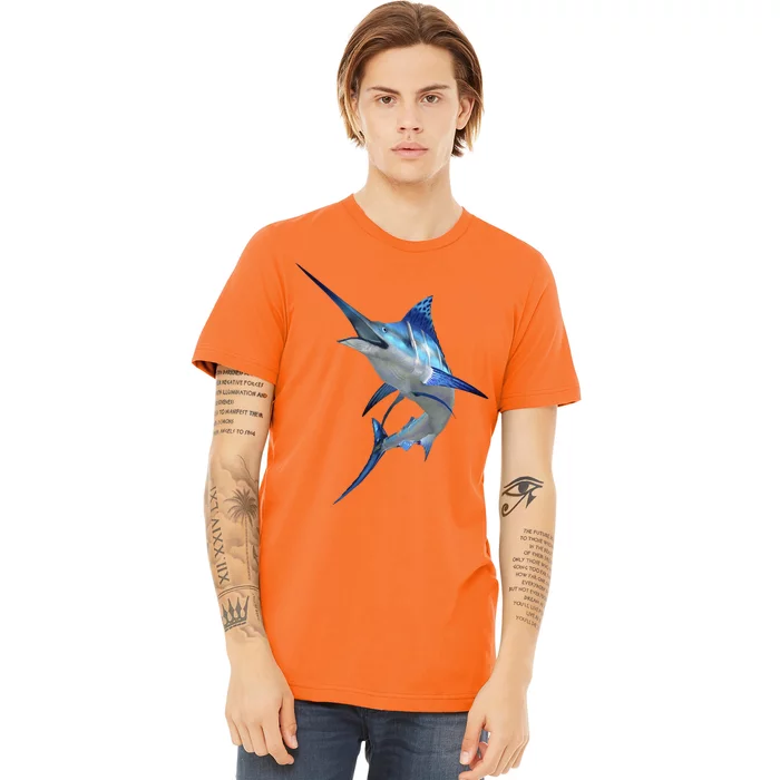 Beautiful Blue Marlin Fishing Premium T-Shirt