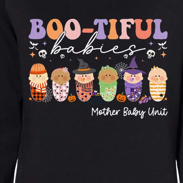 Bootiful Babies Mother Baby Unit Spooky Halloween Gift Womens California Wash Sweatshirt