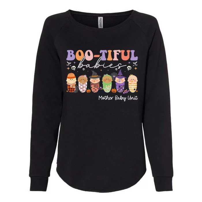 Bootiful Babies Mother Baby Unit Spooky Halloween Gift Womens California Wash Sweatshirt