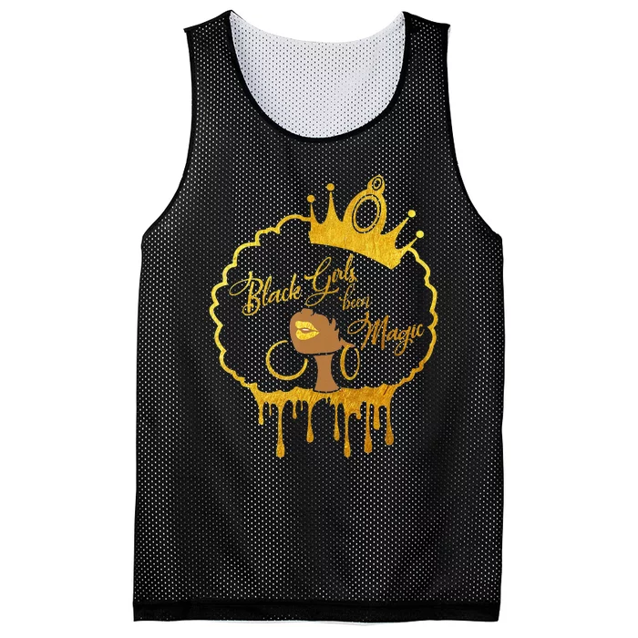 Black  Been Magic African American Queen Mesh Reversible Basketball Jersey Tank