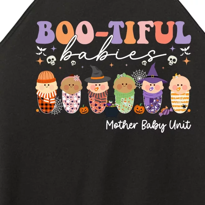 Bootiful Babies Mother Baby Unit Spooky Halloween Women’s Perfect Tri Rocker Tank