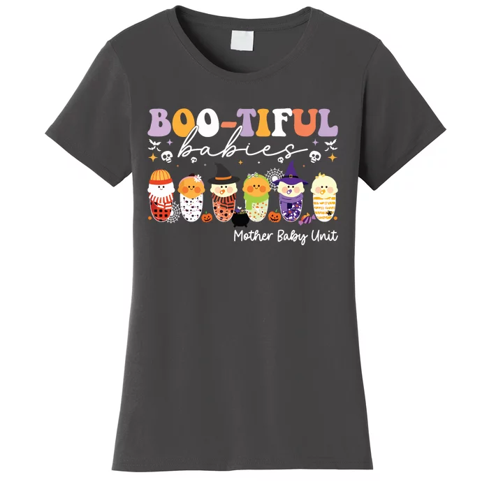 Bootiful Babies Mother Baby Unit Spooky Halloween Women's T-Shirt