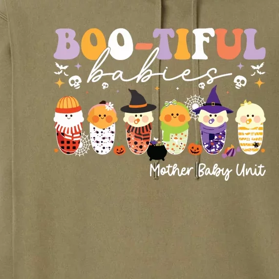 Bootiful Babies Mother Baby Unit Spooky Halloween Premium Hoodie